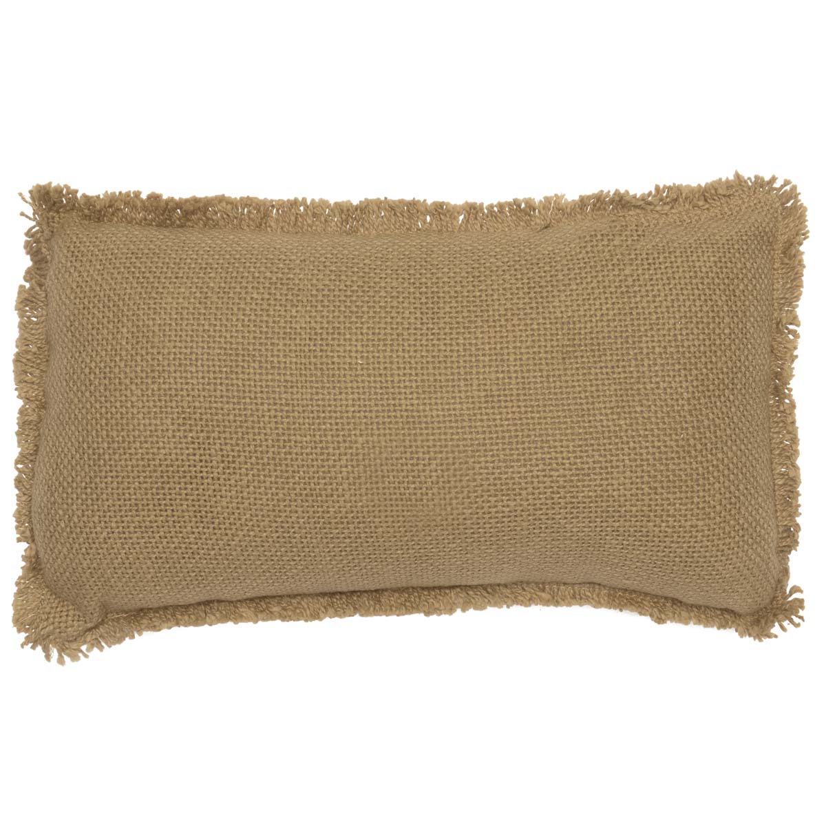 April & Olive Burlap Natural Pillow Happily Ever After 7x13 By VHC Brands