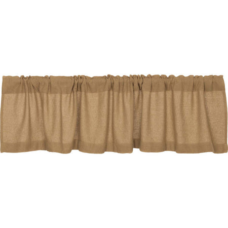 April & Olive Burlap Natural Valance 16x72 By VHC Brands