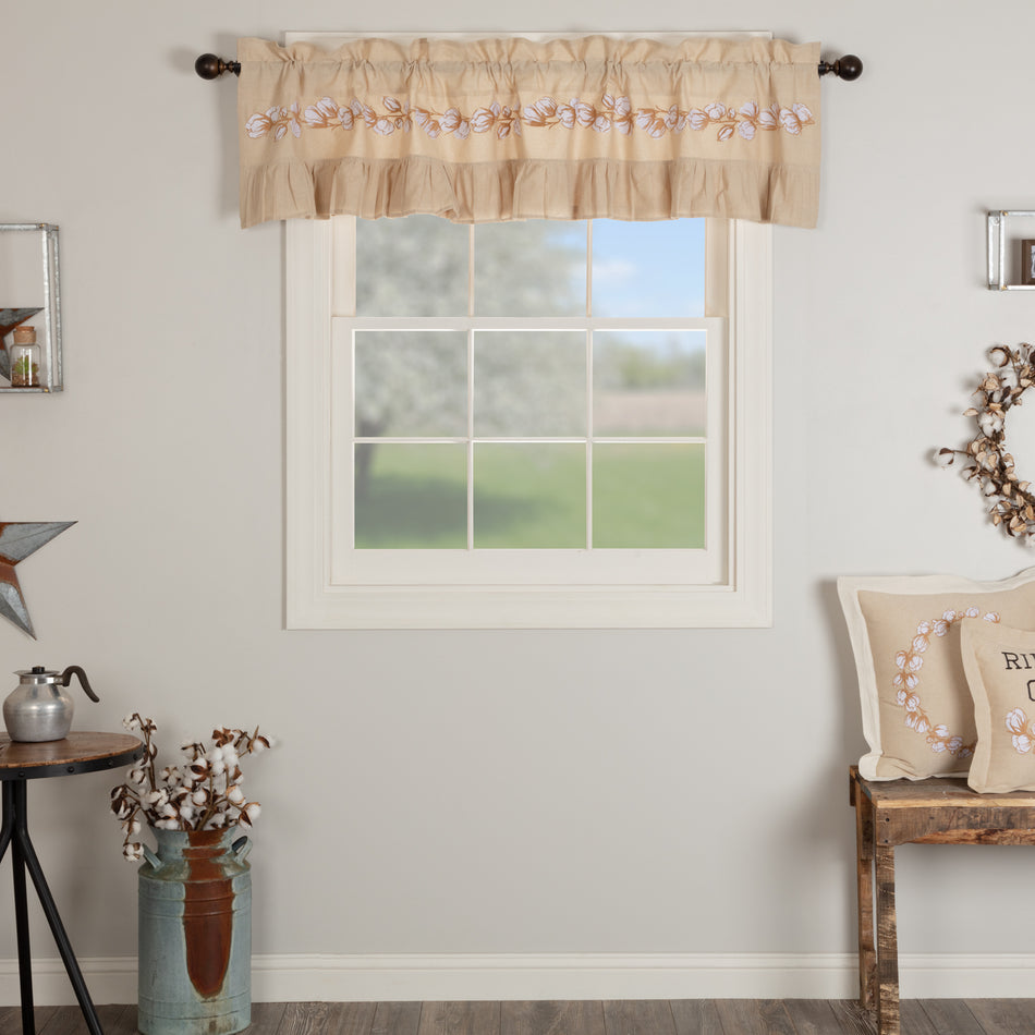 April & Olive Ashmont Cotton Valance 16x72 By VHC Brands