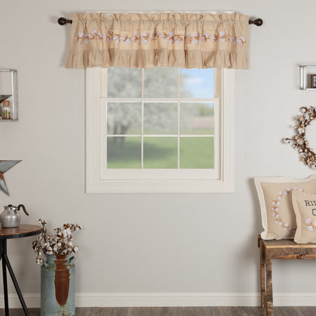 April & Olive Ashmont Cotton Valance 16x90 By VHC Brands