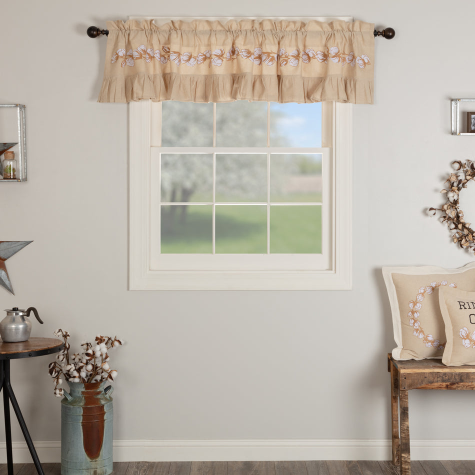 April & Olive Ashmont Cotton Valance 16x90 By VHC Brands