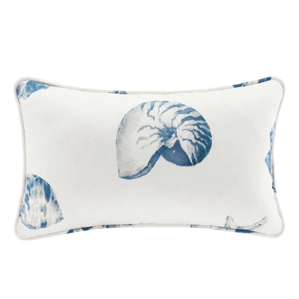 Harbor House Beach House Oblong Pillow - Blue - 12x20"