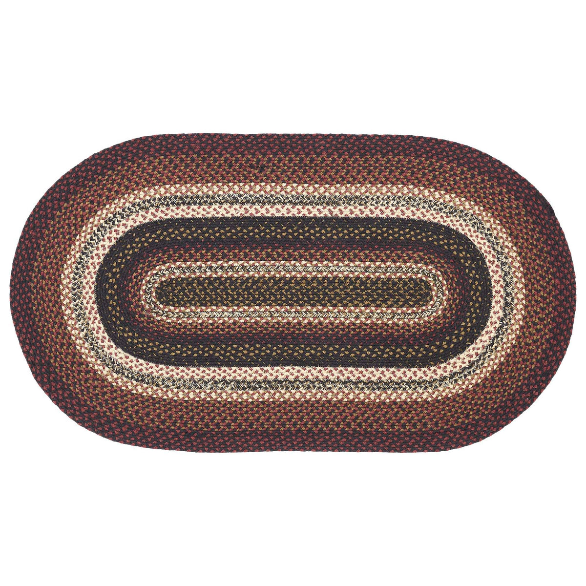 Oak & Asher Beckham Jute Rug Oval w/ Pad 27x48 By VHC Brands