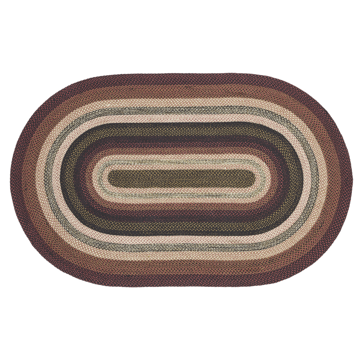 Oak & Asher Beckham Jute Rug Oval w/ Pad 60x96 By VHC Brands