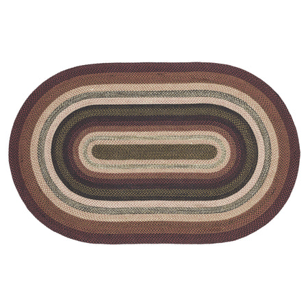 Oak & Asher Beckham Jute Rug Oval w/ Pad 60x96 By VHC Brands