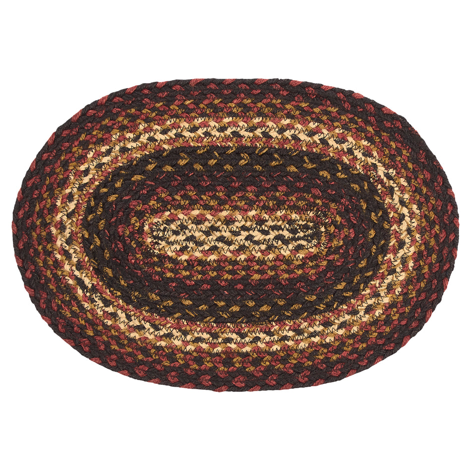 Oak & Asher Beckham Jute Oval Placemat 10x15 By VHC Brands