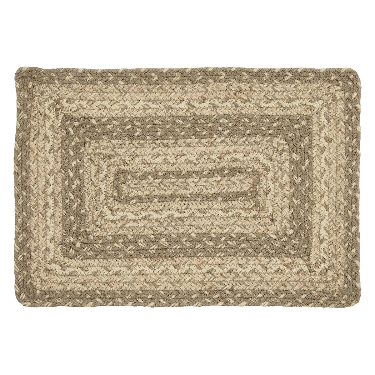 April & Olive Cobblestone Jute Rect Placemat 10x15 By VHC Brands