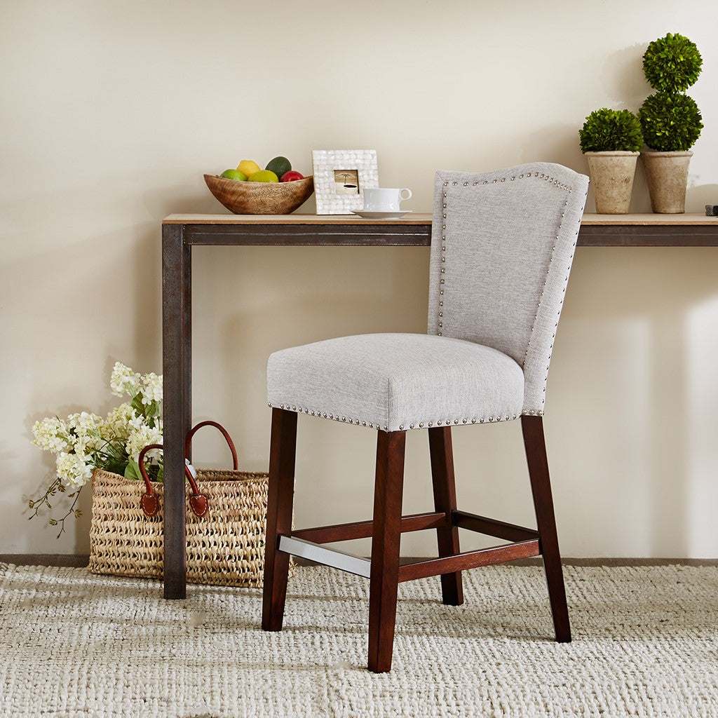 Madison Park Nate Counter Stool - Grey Multi 