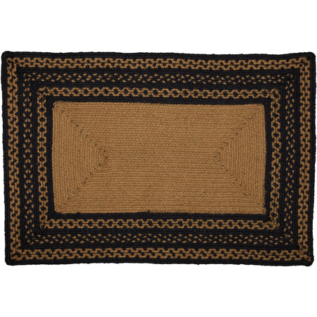 Mayflower Market Farmhouse Jute Rug Rect Stencil Welcome Y'all w/ Pad 20x30 By VHC Brands