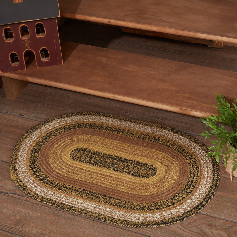 Kettle Grove Jute Rug Oval w/ Pad 20x30