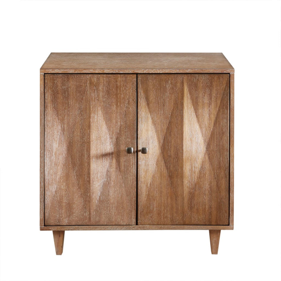 Adeline 2 Door Accent Cabinet - Brown