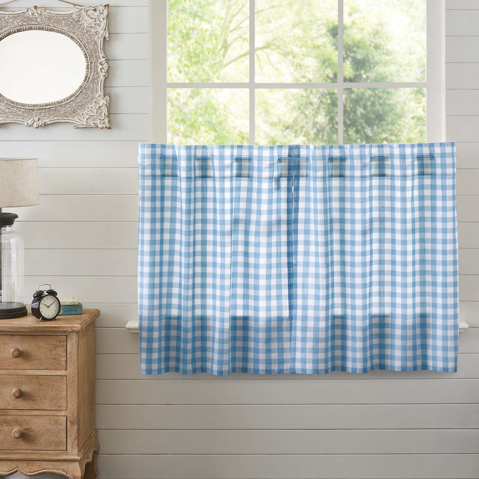 Annie Buffalo Blue Check Tier Set of 2 L36xW36