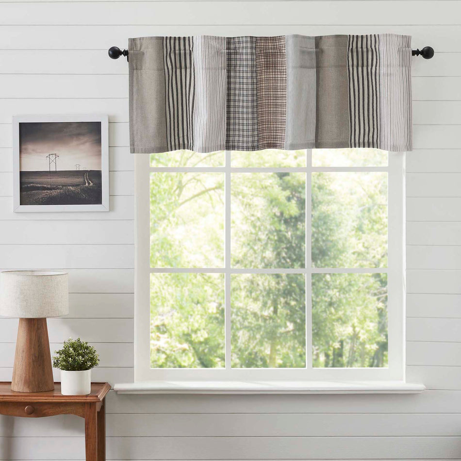 April & Olive Ashmont Patchwork Valance 19x60 By VHC Brands