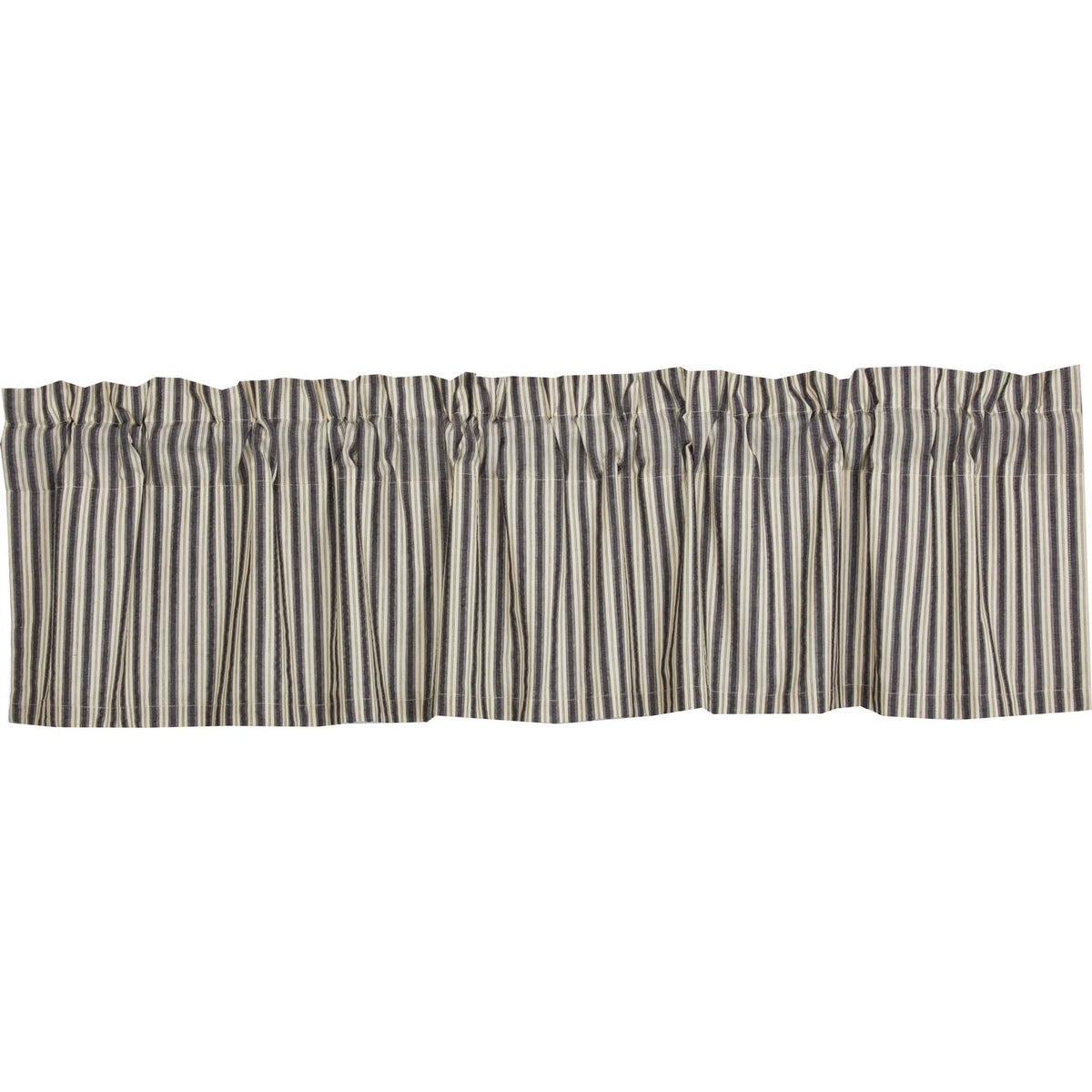 April & Olive Ashmont Ticking Stripe Valance 16x72 By VHC Brands