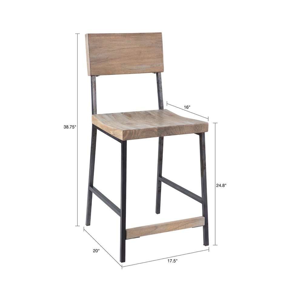 Tacoma 24" Counter stool - Grey