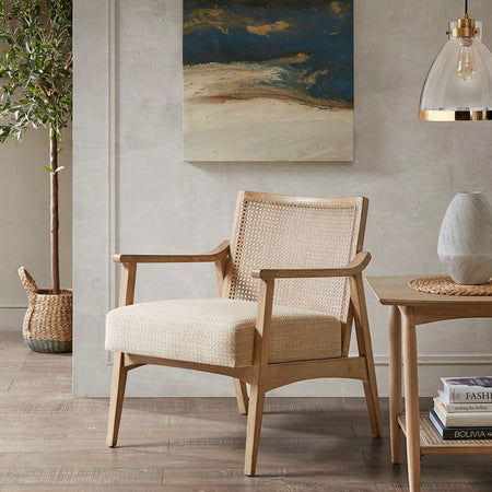 INK+IVY Kelly Accent Chair - Light Brown 