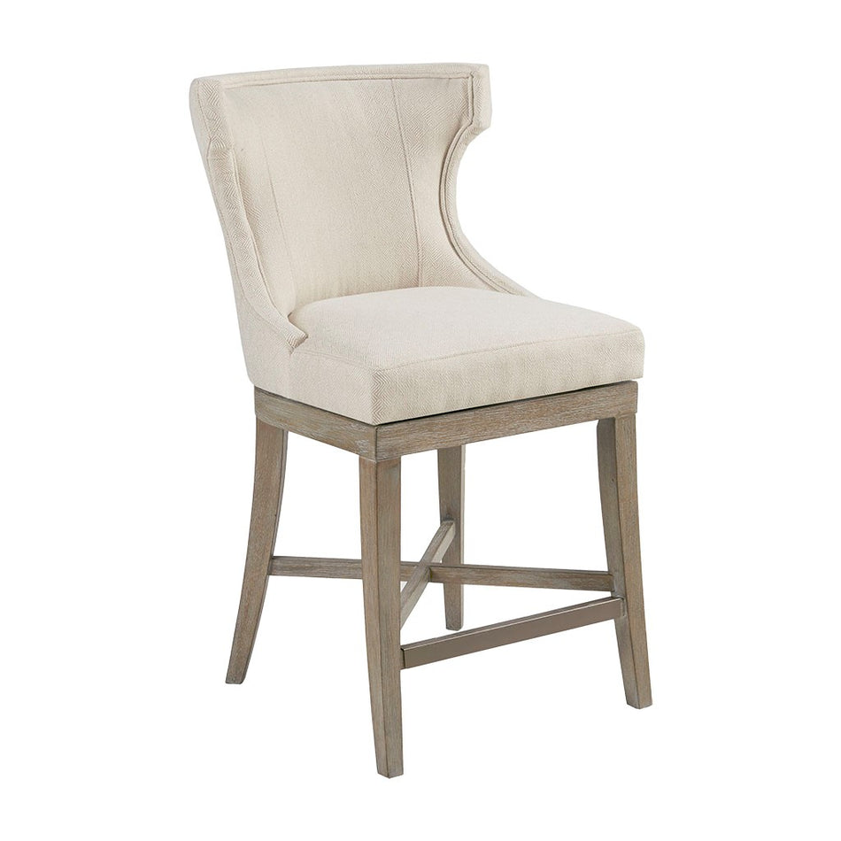 Carson Counter Stool With Swivel Seat - Cream