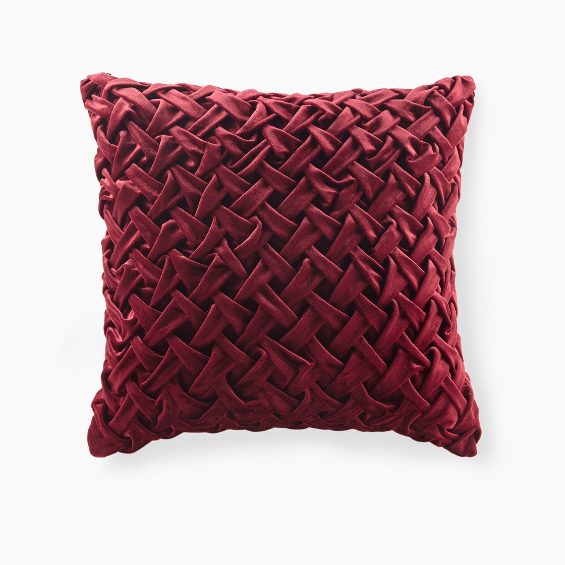 Croscill Classics Winchester Square Decor Pillow - Burgundy  - 20x20" Shop Online & Save - expresshomedirectr.com