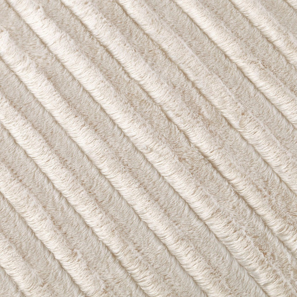 Duke Long Fur Throw - Ivory - 50x60"