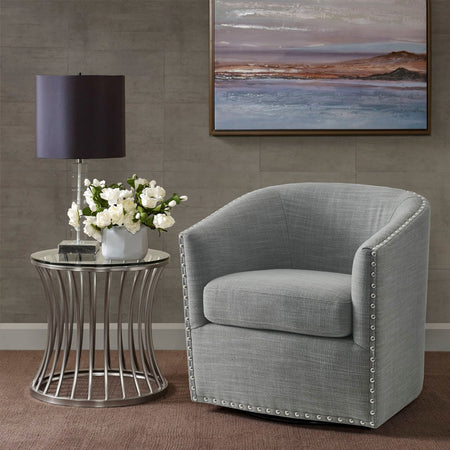 Madison Park Tyler Swivel - Grey 