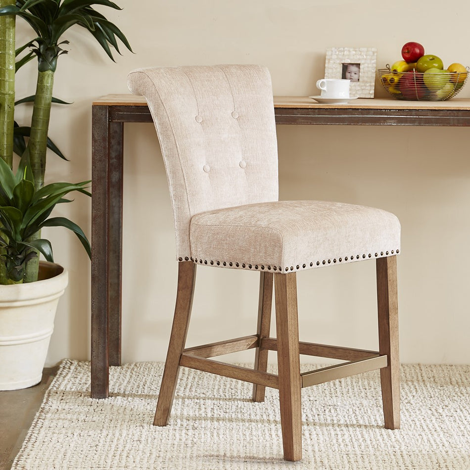 Madison Park Colfax Counter Stool - Cream 