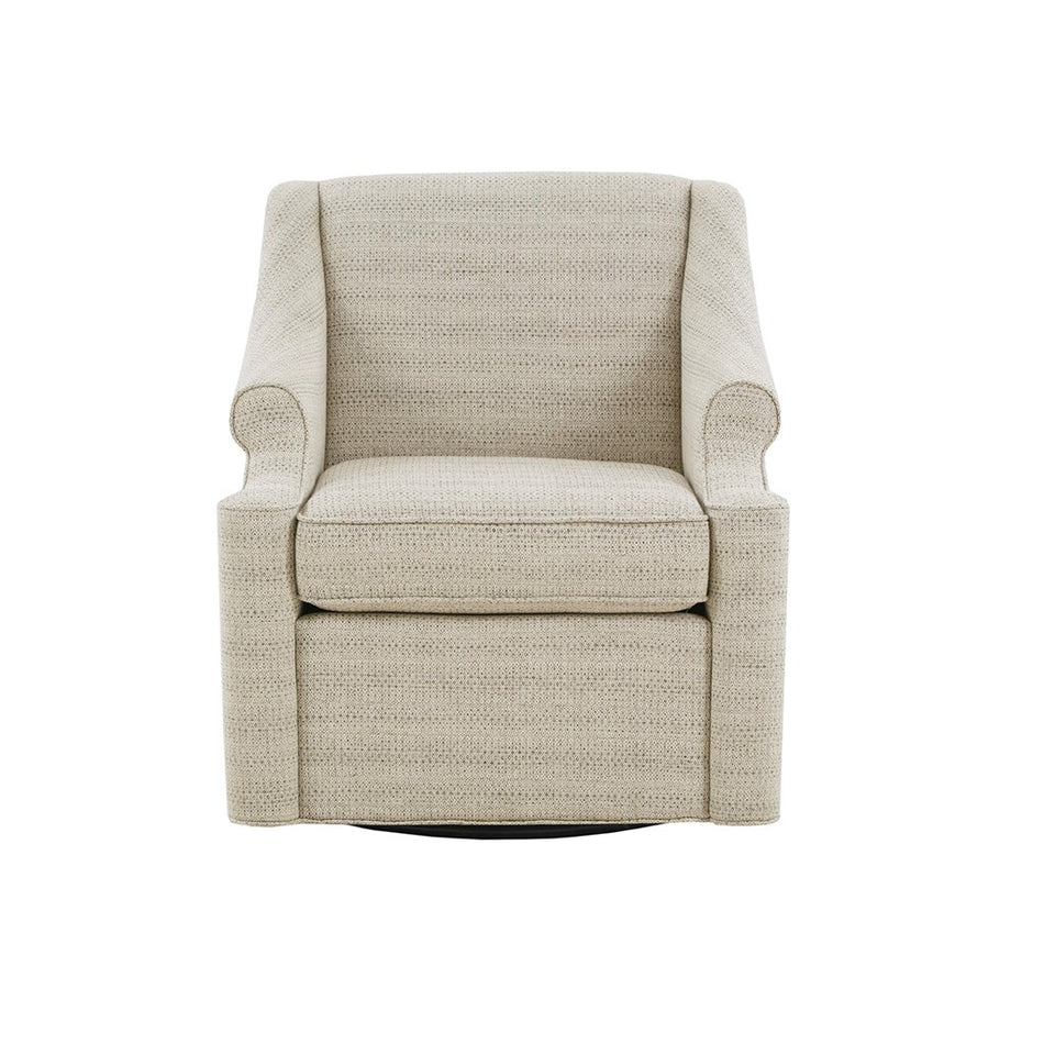 Justin Swivel Glider Chair - Tan