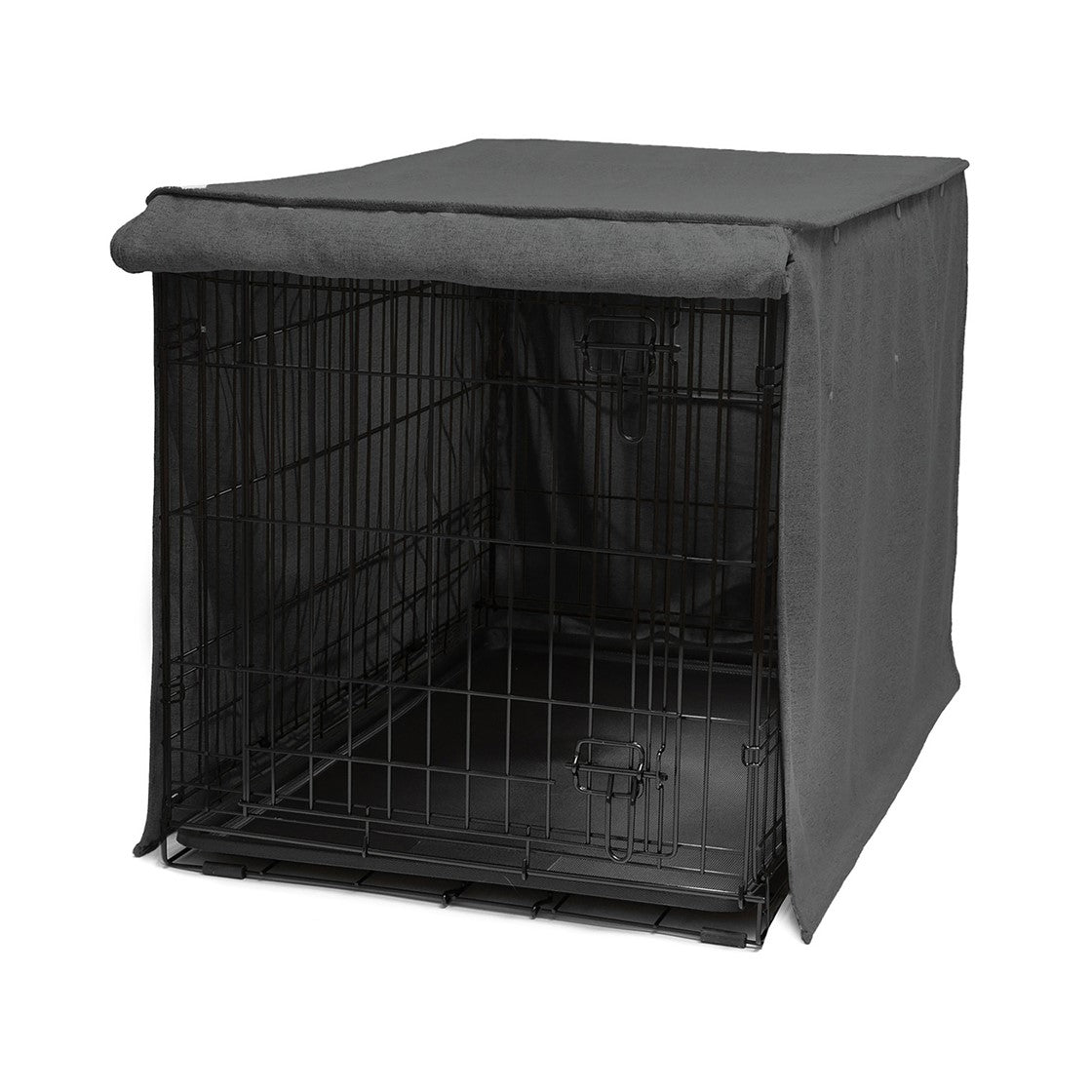 Friends Forever Friends Forever Dog Crate Cover for Dog Cage
 - Dark Grey - L - PET63CC6033