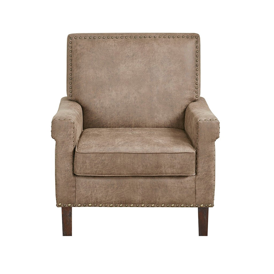 Winston Accent Chair - Dark Brown