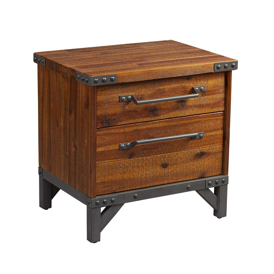 INK+IVY Lancaster Nightstand - Amber 