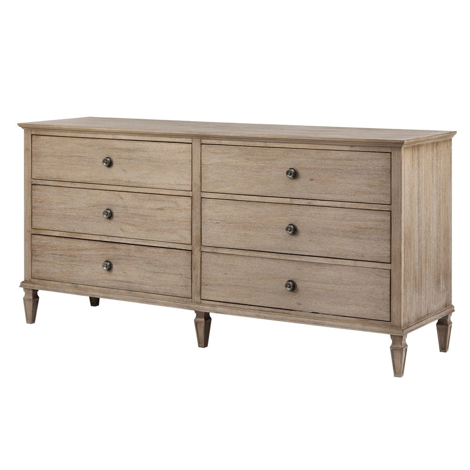 Victoria 6-Drawer Dresser - Light Natural