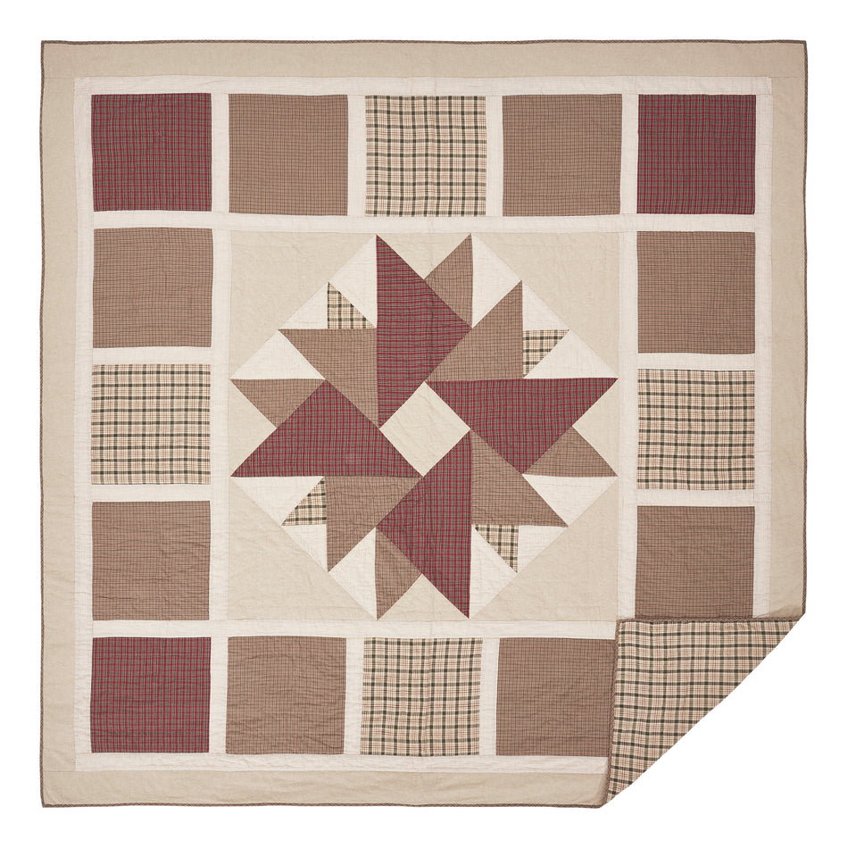 Mayflower Market Cider Mill Queen Quilt 90Wx90L By VHC Brands