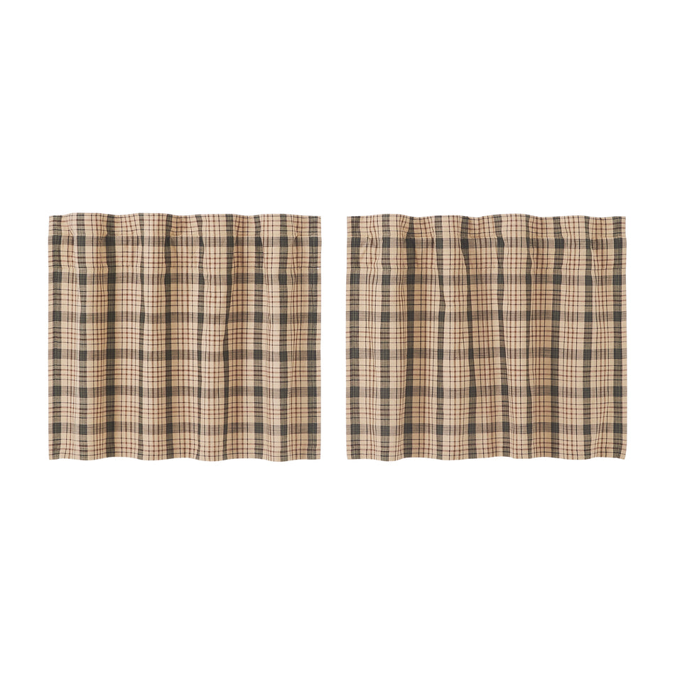 Mayflower Market Cider Mill Plaid Tier Set of 2 L24xW36 By VHC Brands