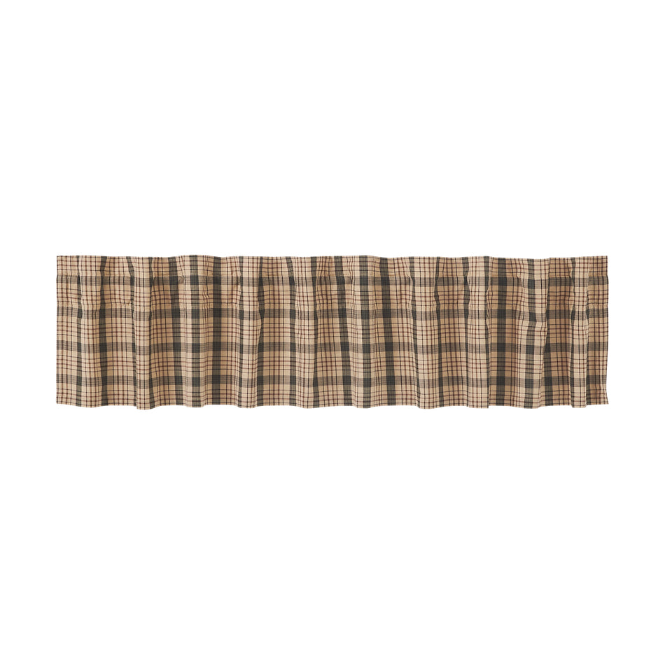 Mayflower Market Cider Mill Plaid Valance 16x90 By VHC Brands