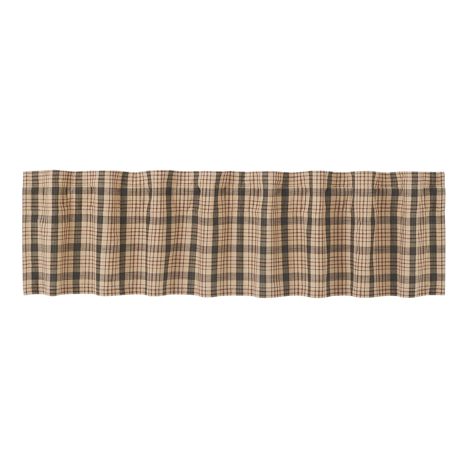 Mayflower Market Cider Mill Plaid Valance 16x72 By VHC Brands