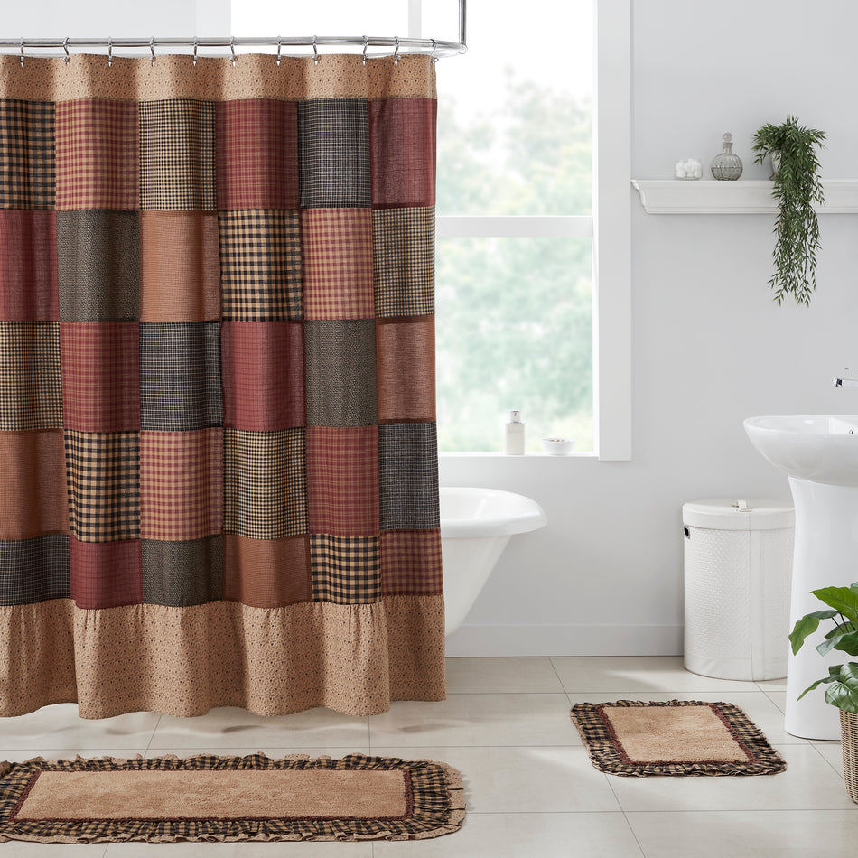 Maisie Patchwork Shower Curtain 72x72