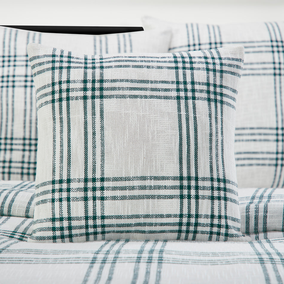 Pine Grove Plaid Fabric Pillow 18x18