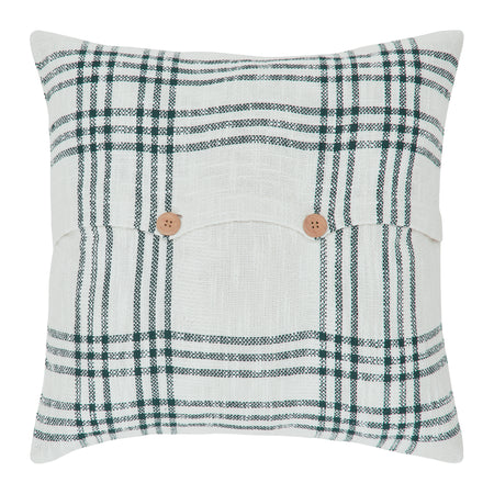 April & Olive Pine Grove Plaid Fabric Pillow 18x18 By VHC Brands