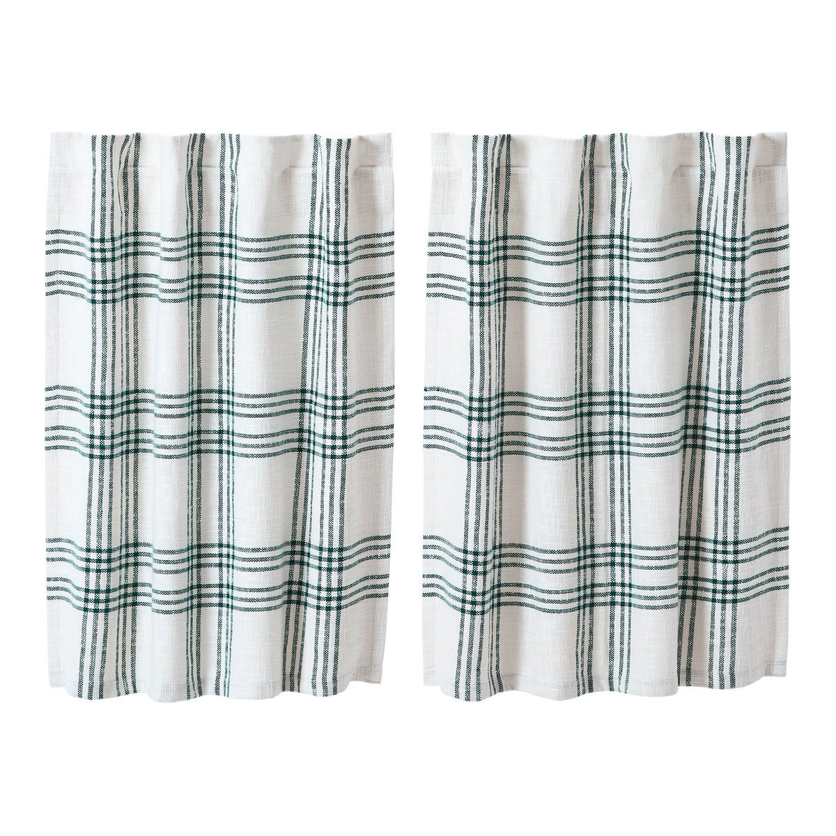 April & Olive Pine Grove Plaid Tier Set of 2 L36xW36 By VHC Brands