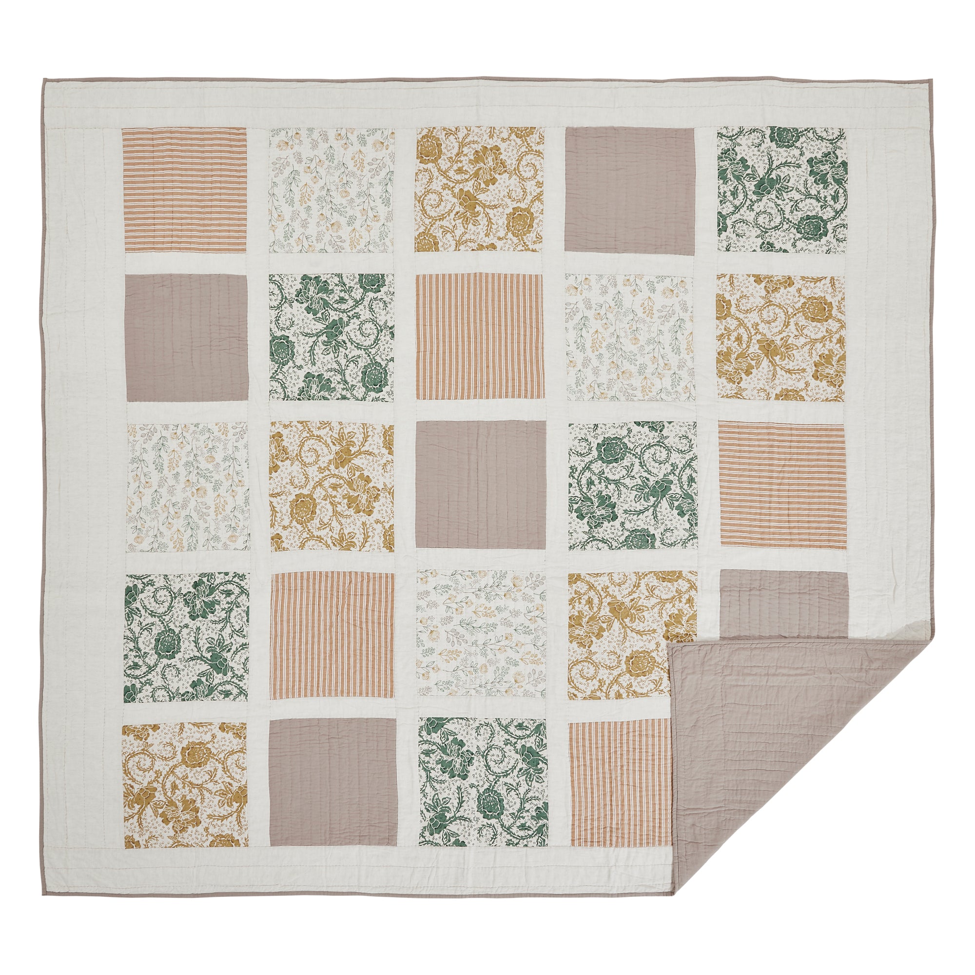 April & Olive Dorset King Quilt 105Wx95L By VHC Brands