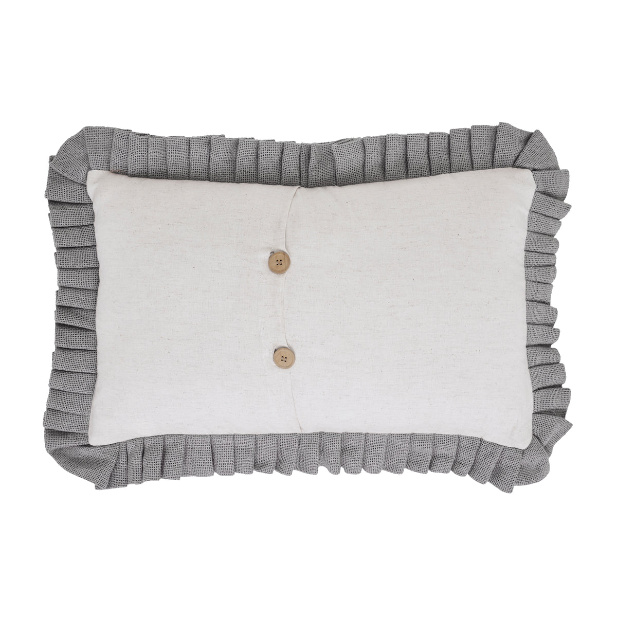 April & Olive Embroidered Bee Pillow 14x22 By VHC Brands