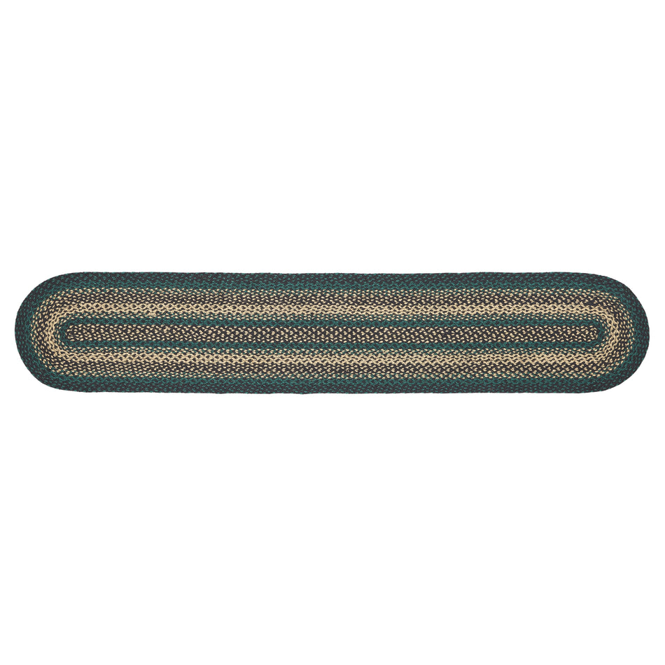 April & Olive Pine Grove Jute Oval Runner 13x72 By VHC Brands