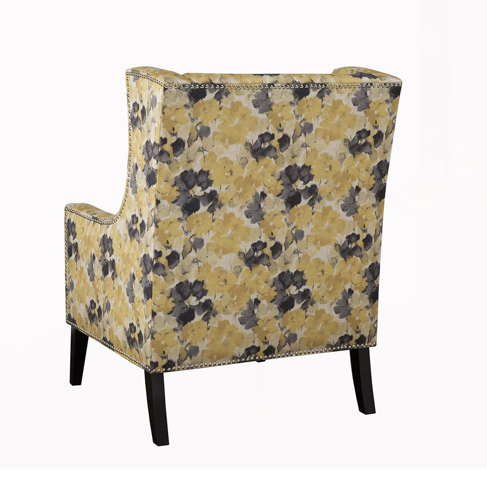 Barton Wing Chair - Yellow