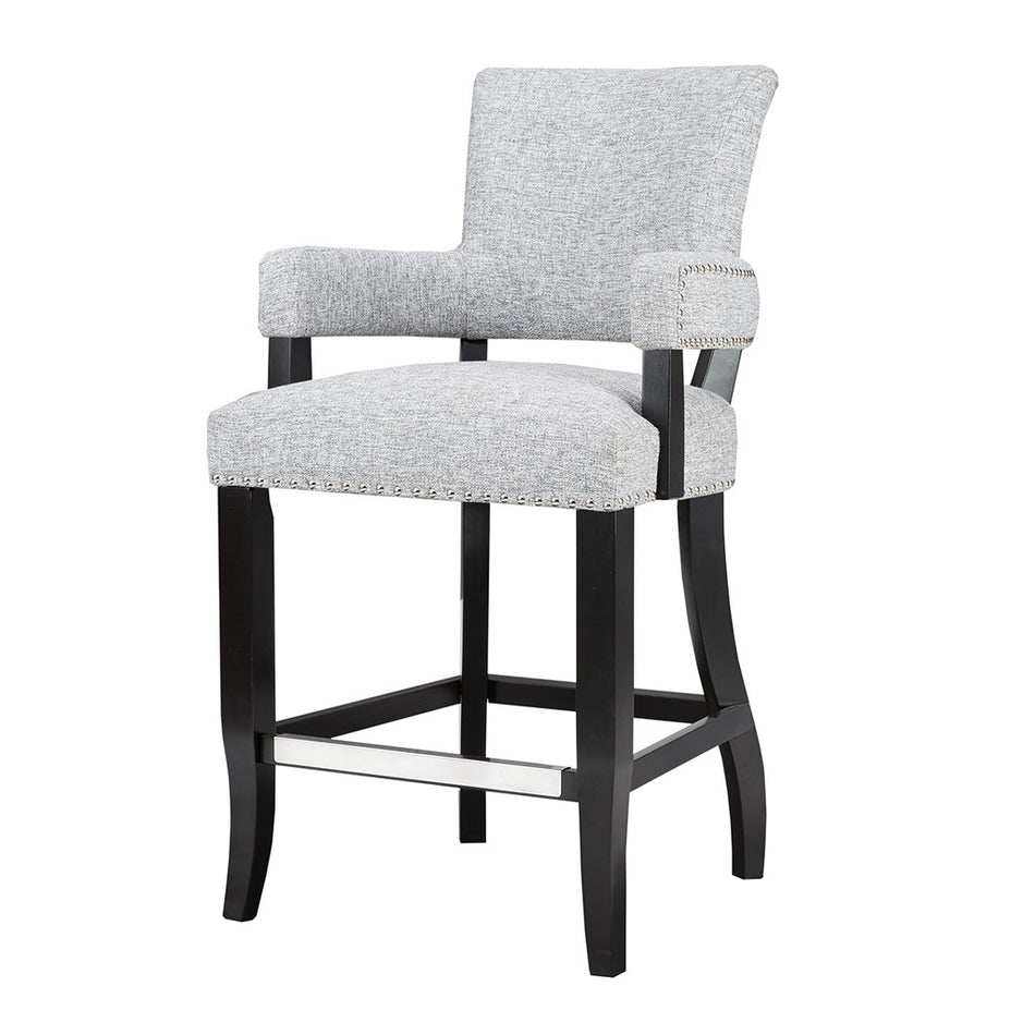 Dawson Arm 26"Ëœ' Counter Stool - Grey