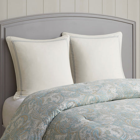 Harbor House Chelsea Cotton European Sham - Ivory - Euro Sham