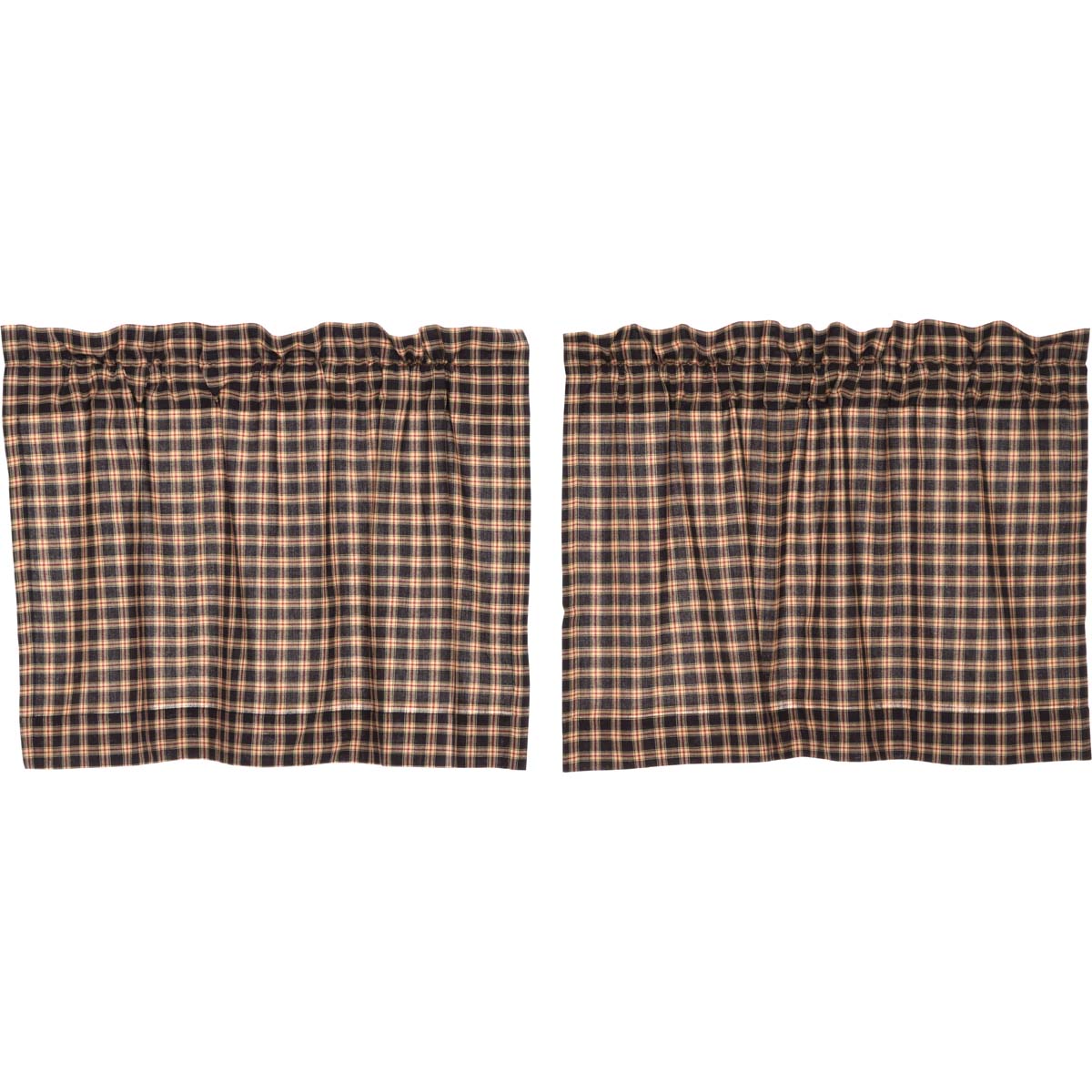 Mayflower Market Bingham Star Tier Plaid Set of 2 L24xW36 By VHC Brands