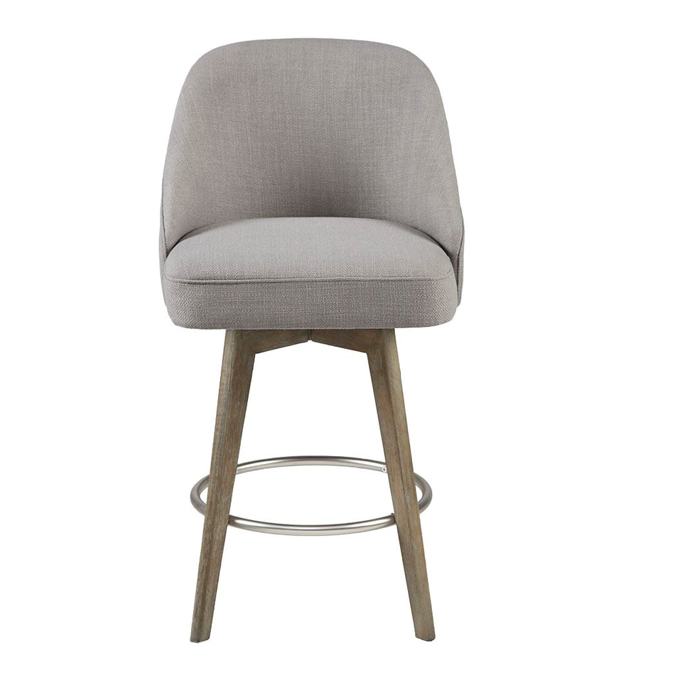 Pearce Counter Stool With Swivel Seat - Grey