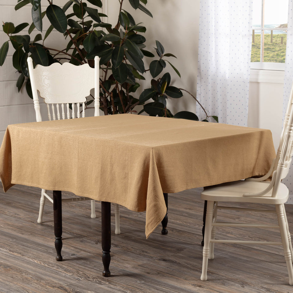 Burlap Natural Table Cloth 60x60