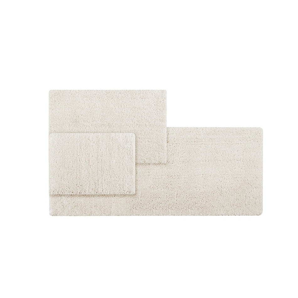 Grande Solid Tufted Rug - Ivory - 17x24"