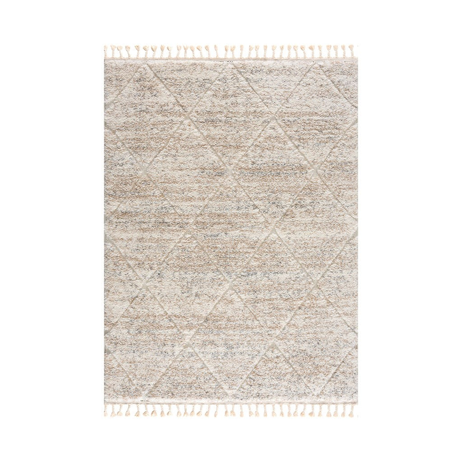 Sophia Talas Trellis Area Rug in Cream - Cream - 5x7'