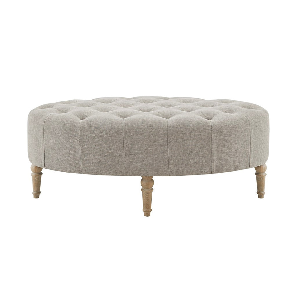 Clara Accent Ottoman - Gray